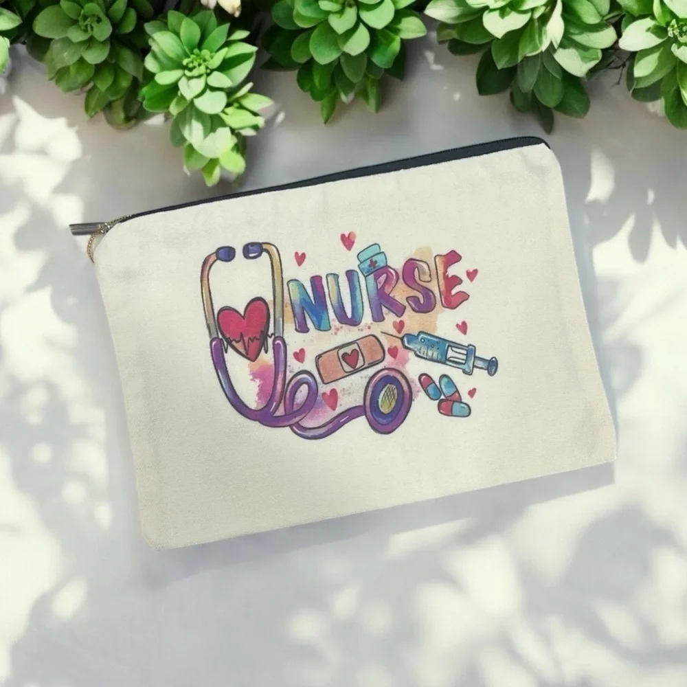 Nurse Theme Canvas Travel Bag